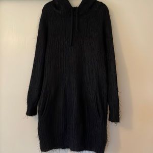 Matsuda wool hooded dress